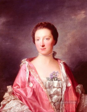 アーガイル公爵夫人を銃撃するエリザベスの肖像 アラン・ラムゼイ 肖像画 古典主義 Oil Paintings